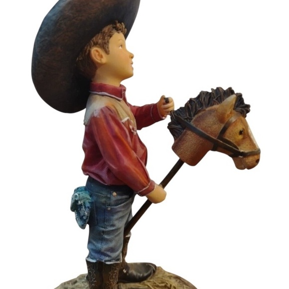 2008 MAMA SAYS DREAM BIG BOY & HORSE DEMDACO KATHY ANDREWS FINCHER - Picture 3 of 15